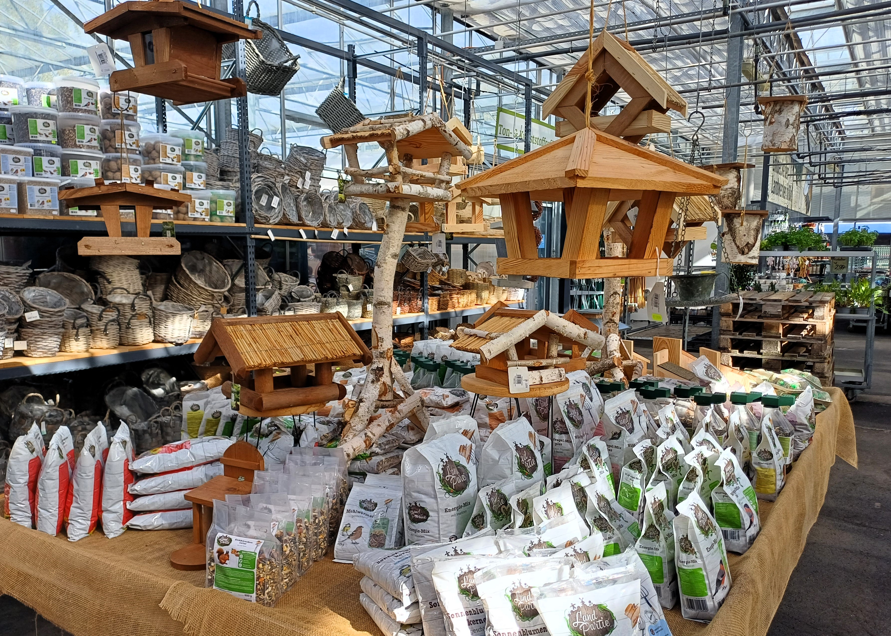 Sortiment für Wildvögelfütterung